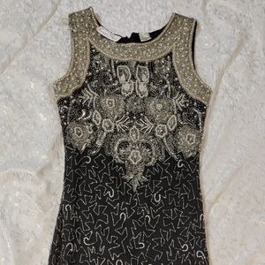 Laurence Kazar Beaded Gown